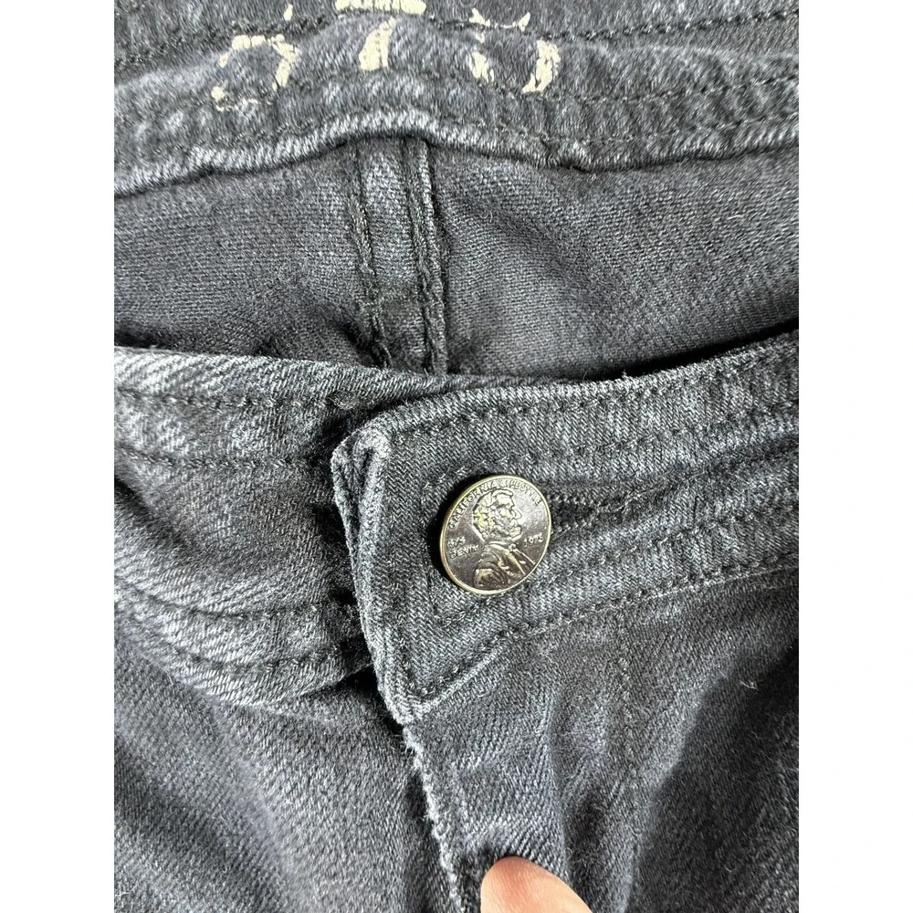 575 Denim Bootcut Jeans Faded Black‎ Size 30 Grunge Y2K Retro Streetwear